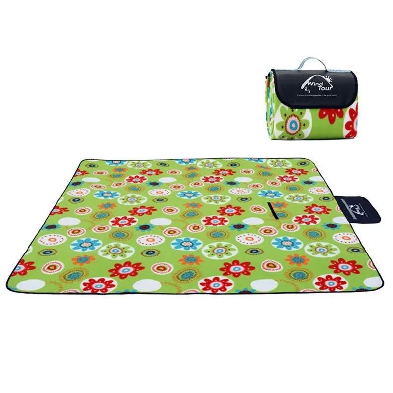 Outdoor Picnic Mat Camping Baby Climb Plaid Blanket Beach Waterproof Moistureproof Picnic Blanket Baby Mat Camping Mat from