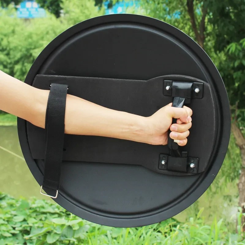 Metal Tactical Handheld Aluminum Alloy Round Shield