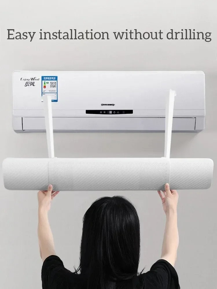 Universal Air Conditioner Wind Deflector  Adjustable Shade