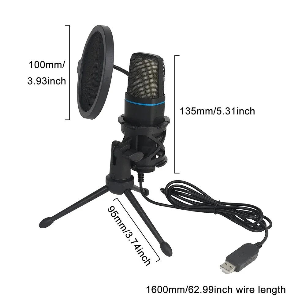 RGB USB Professional Microphone for Gaming, Streaming & Podcasting
