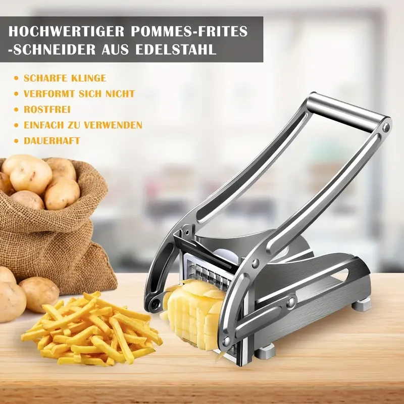 Stainless Steel Potato Chipper & Slicer