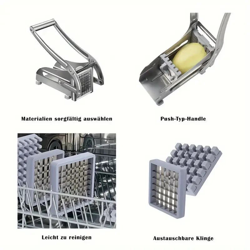 Stainless Steel Potato Chipper & Slicer