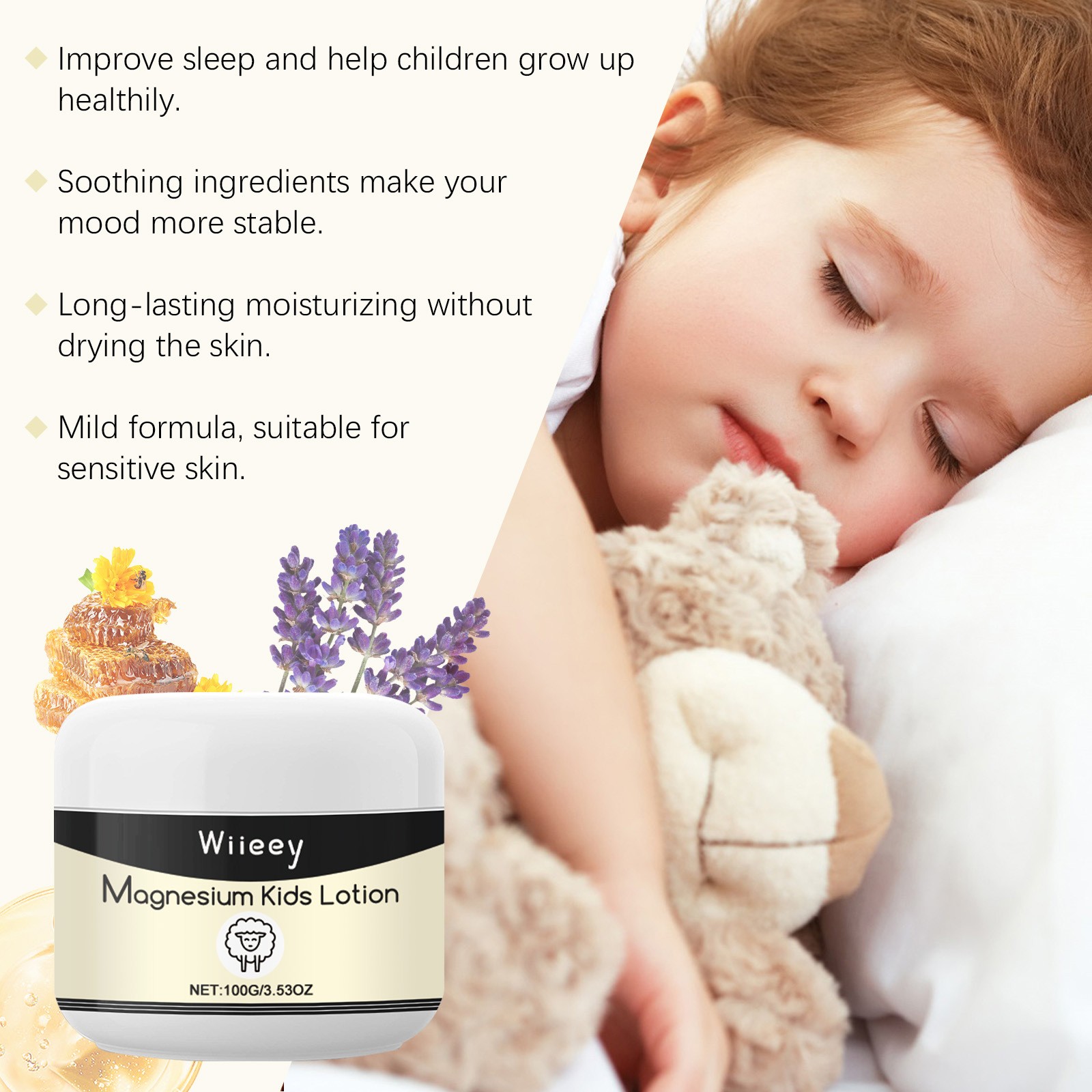 Children's Sleep Magnesium Cream Nourishing Moisturizing Mild