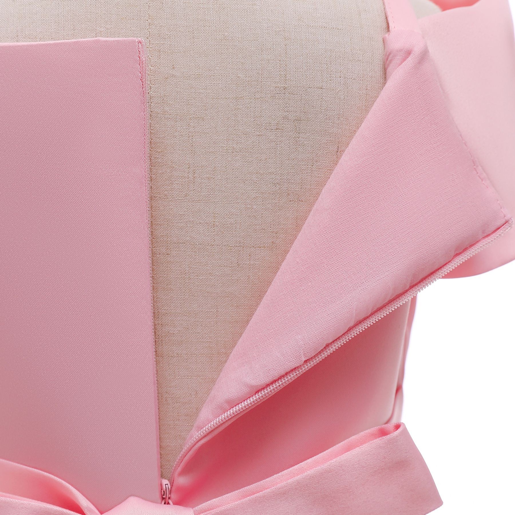 Children's Pink Summer Dress With Suspenders Fashionable Princess Dress Children's Full Dress