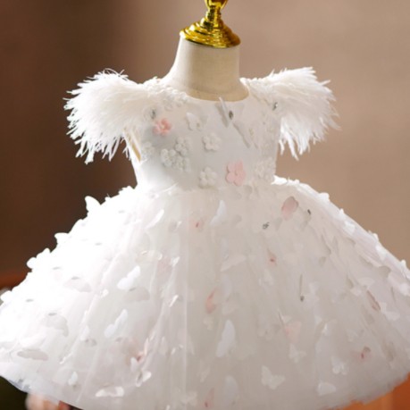 Girls Light Luxury Minority High-end Flower Dress