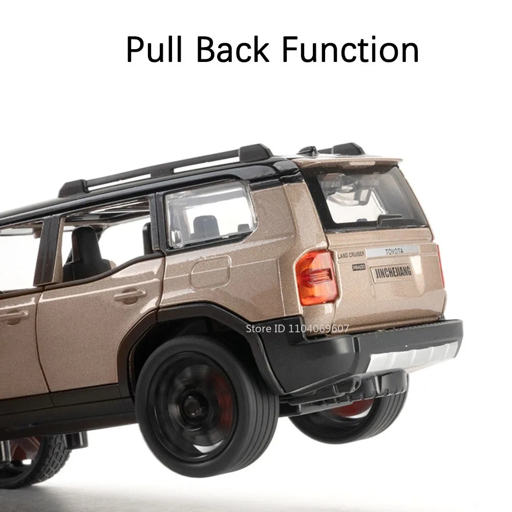 1:32 Prado SUV Car Model Toy: Detailed Alloy Die-casting Off-Road Vehicle