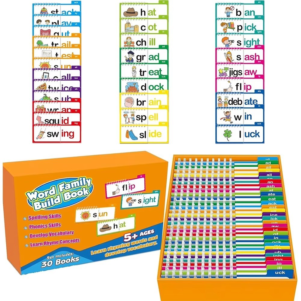 30 Read and Rhyme Flip Books