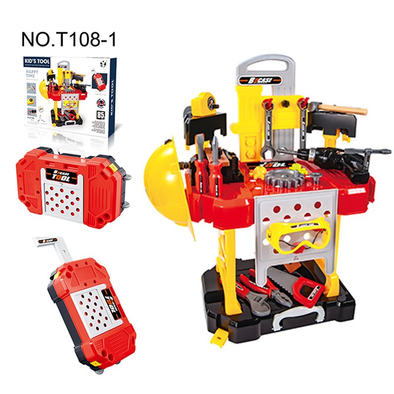 Educational Play House Children's Toy Simulation Electric Drill Toolbox