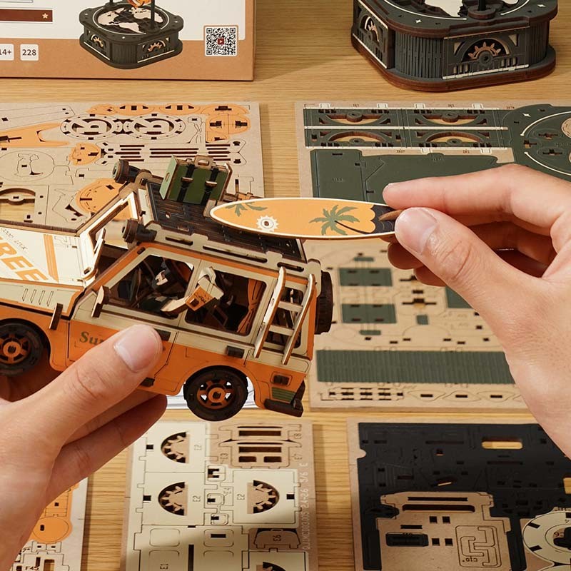 ROKR 3D Wooden Puzzle Gravity Swing Series, Balance Model Kit For Adults & Teens, DIY Mechanical Jigsaw Toy & Decorative Gift