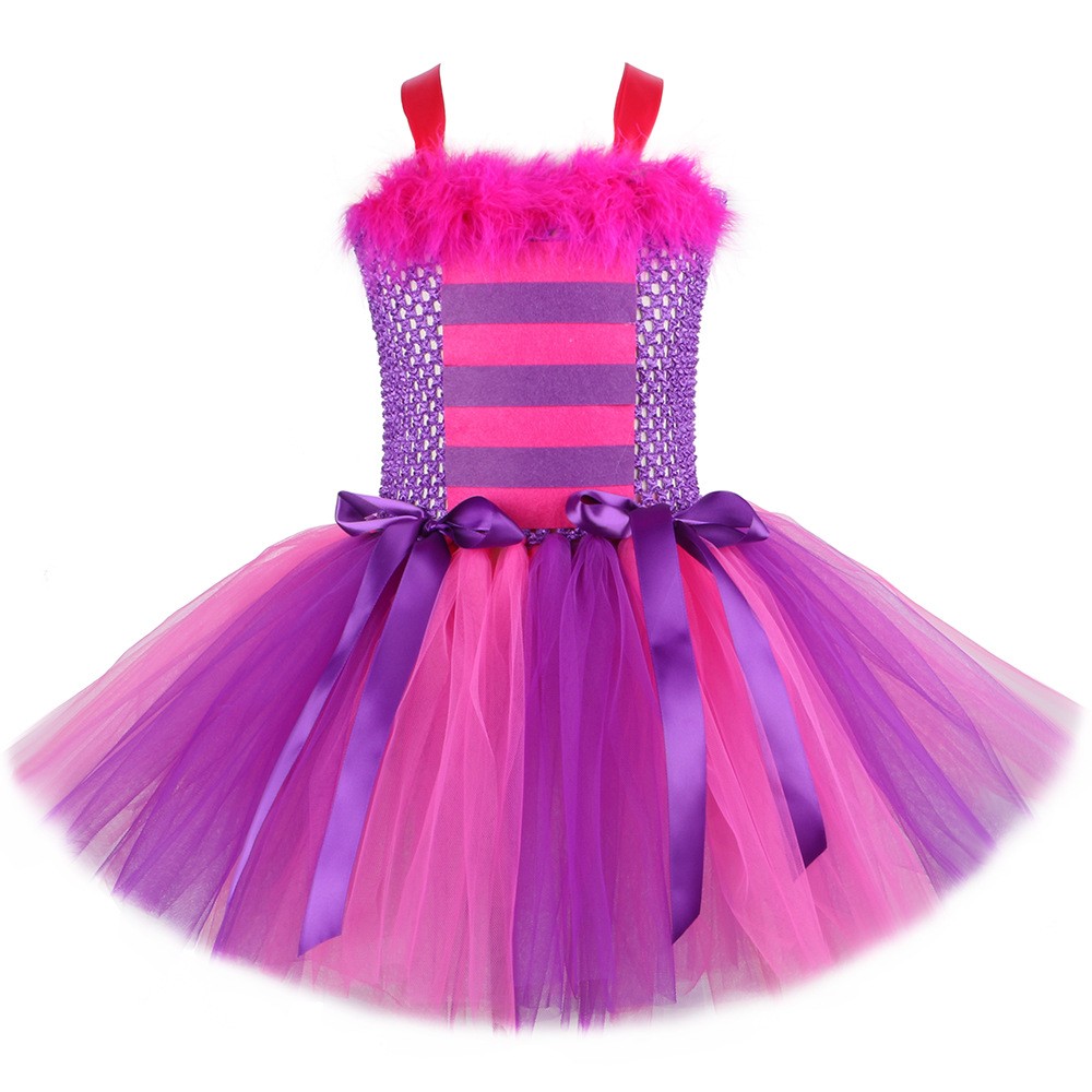 Wonderland Dress Children's Mesh Pettiskirt Girls Holiday Princess