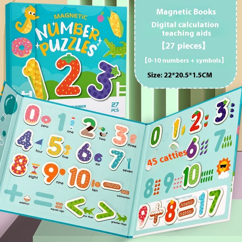 Children's Early Education Case English Letters Magnetic Card Educational Toys