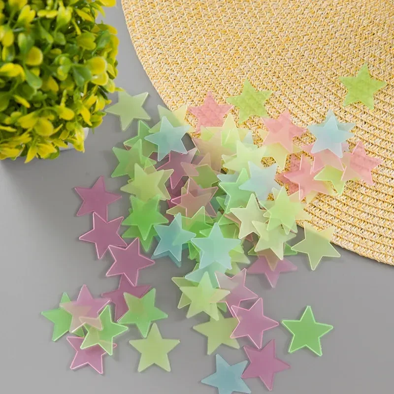 Removable glow in the dark stars