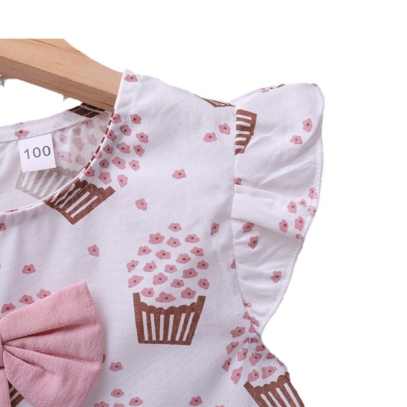 Fashion Children Short Sleeve Shorts Suit