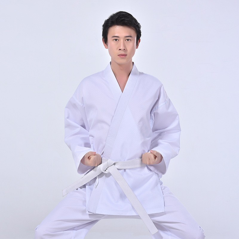 Karate White Suit Taoist Robe Suit