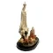 Our Lady Of Fatima And The Three Shepherds Sculpture Ornament Home Accessories
