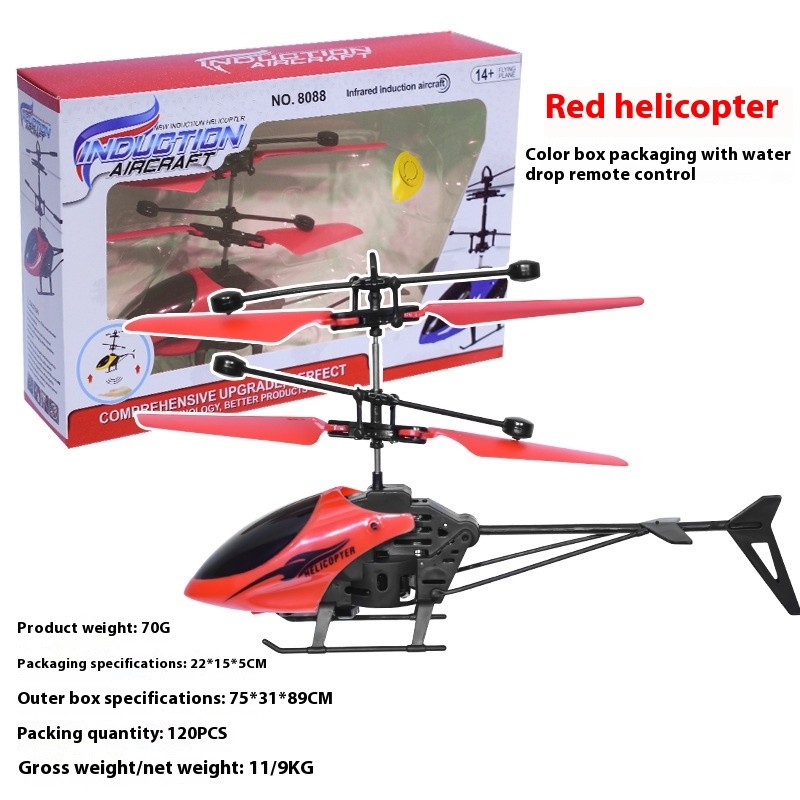 Induction Helicopter Remote Control Aircraft Children's Toy