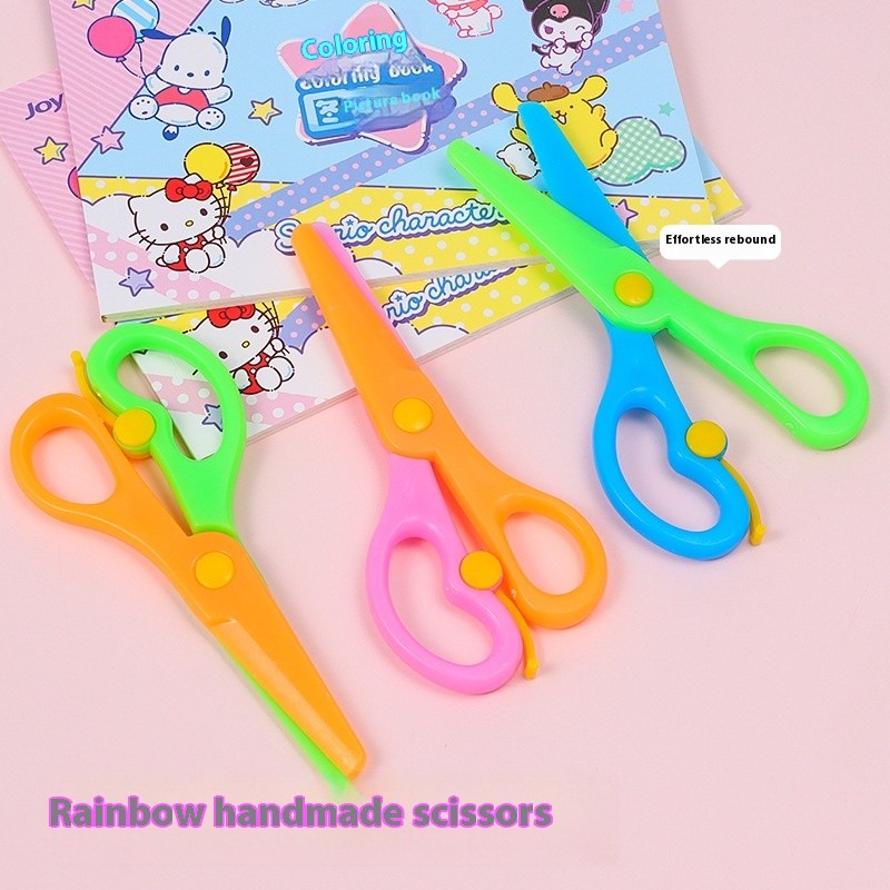 Safety Scissors Plastic Color Scissors Children Plastic Clipper
