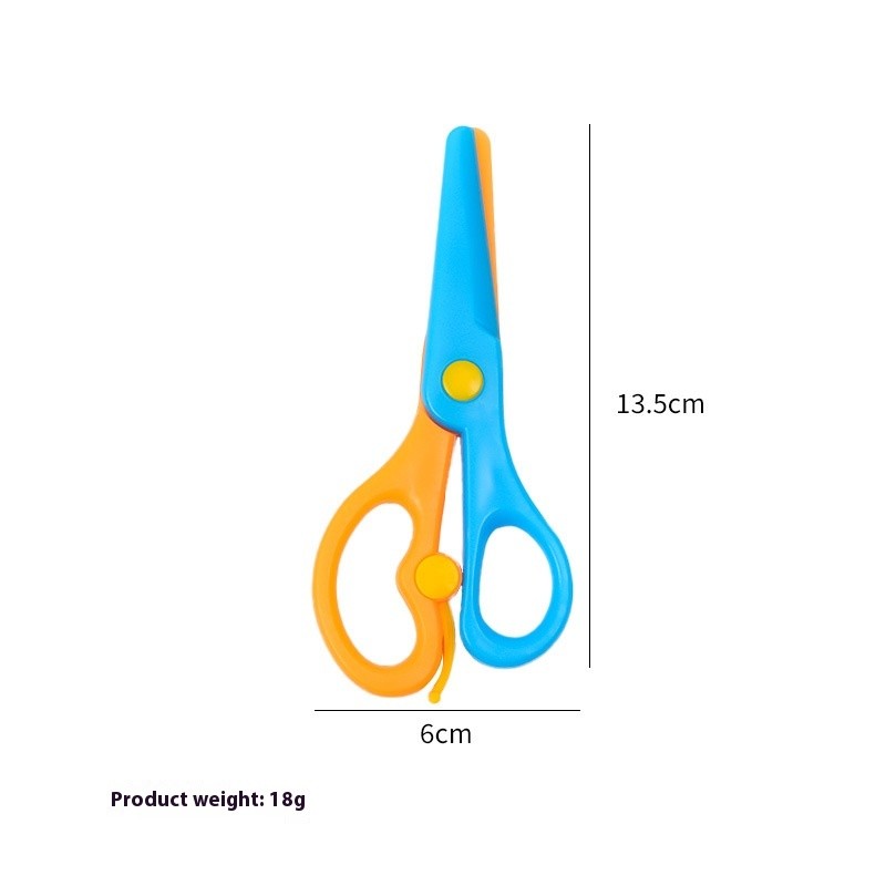Safety Scissors Plastic Color Scissors Children Plastic Clipper