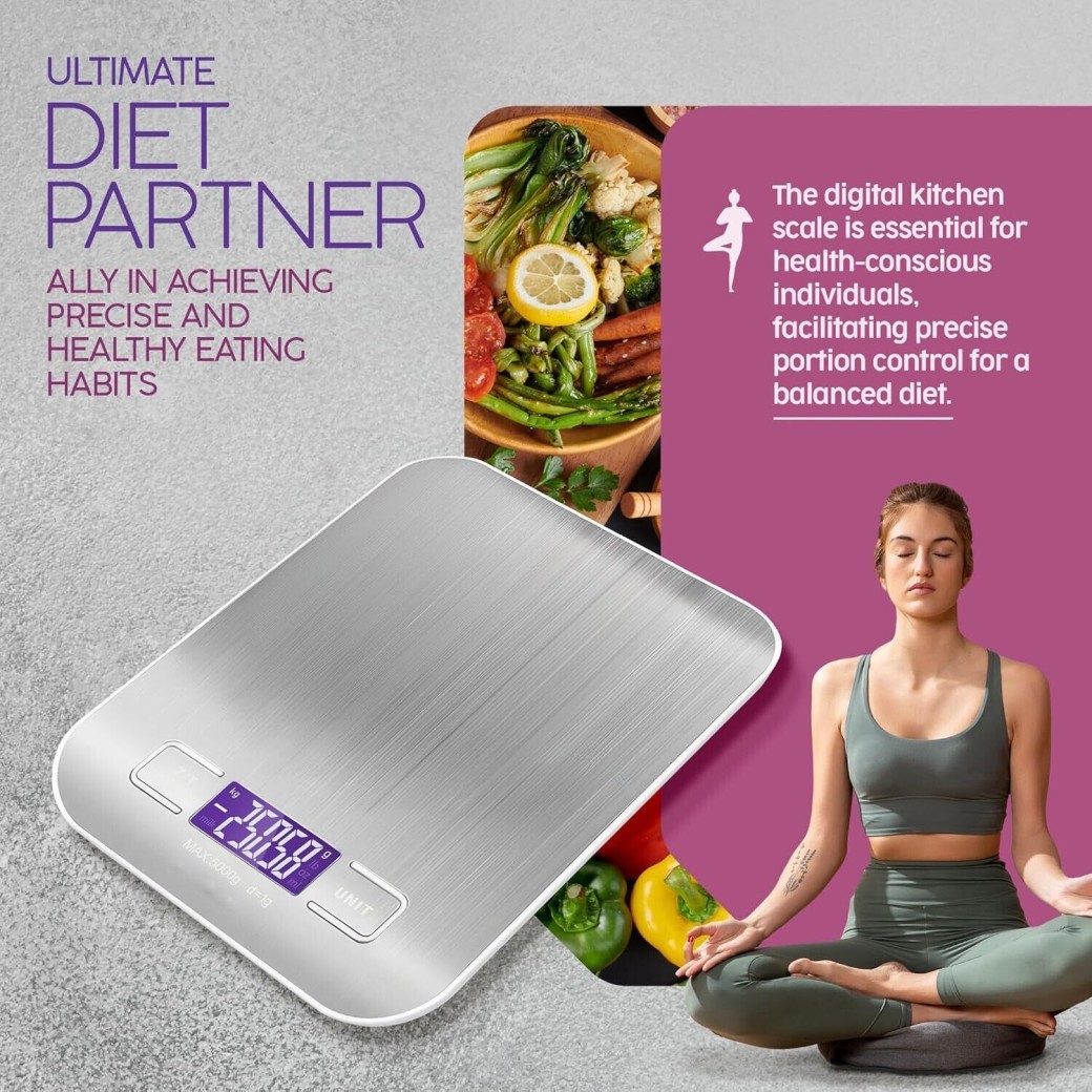 Digital Kitchen Scales Electronic LCD Balance Scale Food Gold Herb Weight Postal