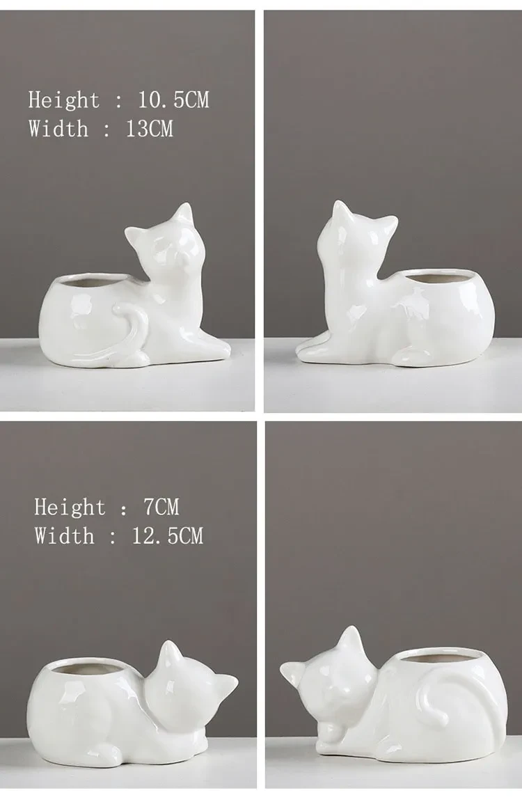 Succulent ceramic pots, desks, potted ceramics, handicrafts