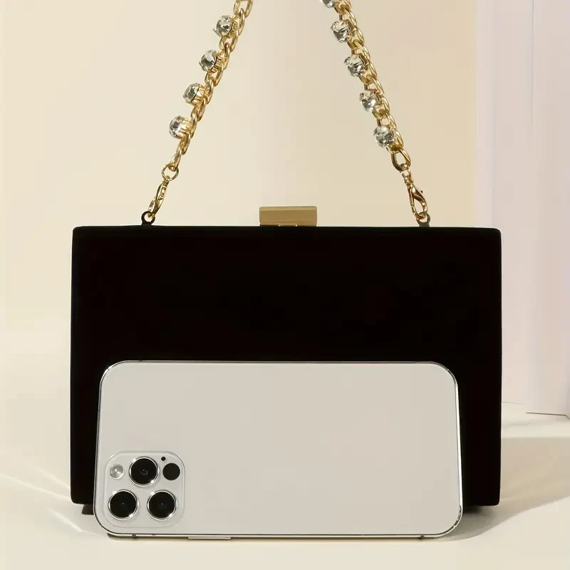 Luxurious Rhinestone Clutch Purse
