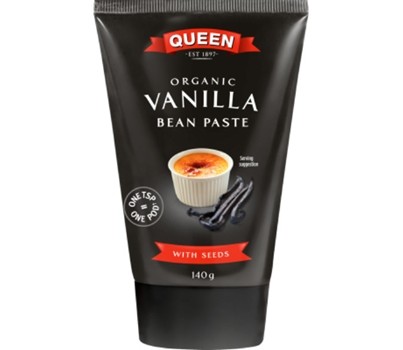 VANILLA BEAN PASTE ORGANIC 140GM (QUEEN 1-96-000263)