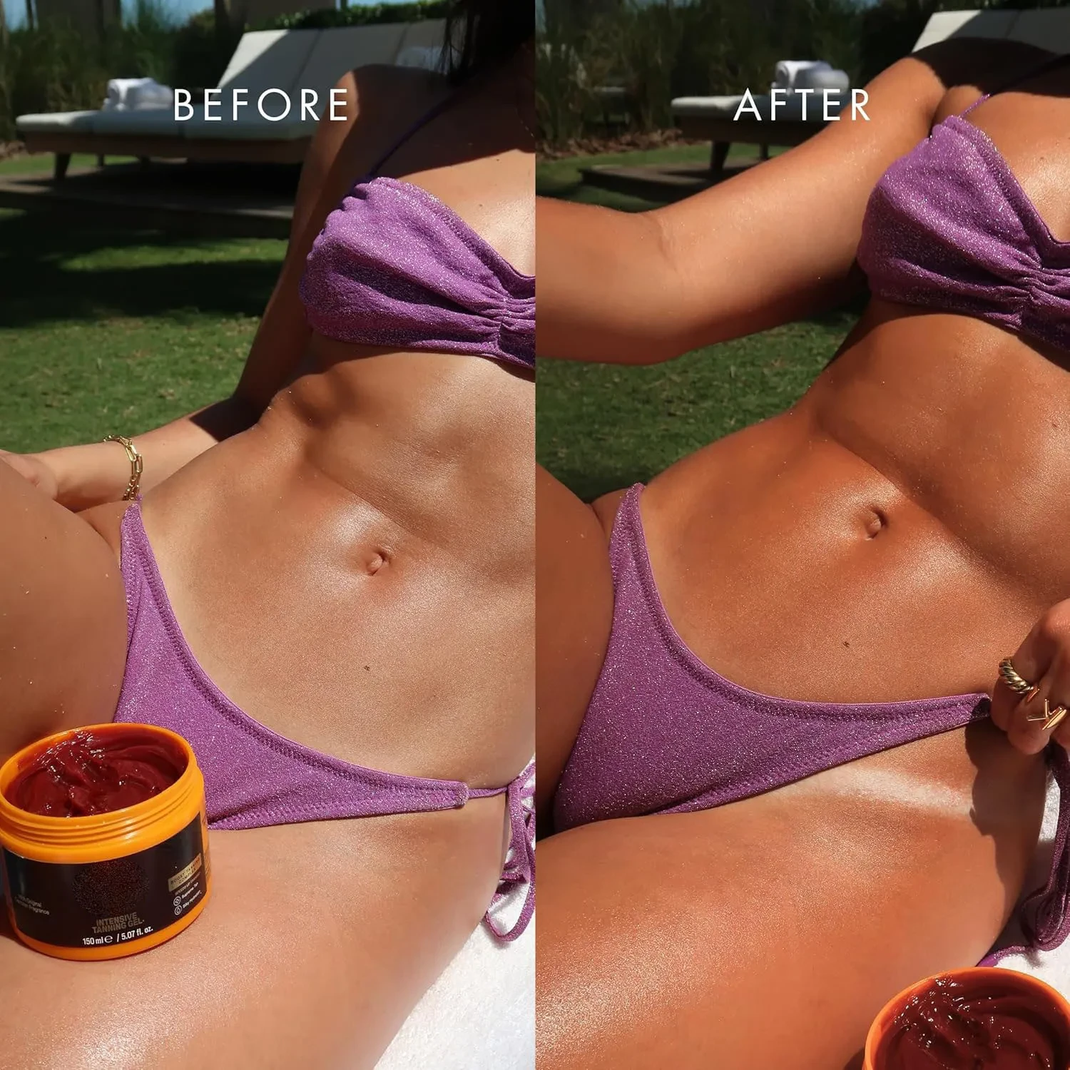 Wheat Moisturizing Bronze Skin Sun-free Tanning Black Cream