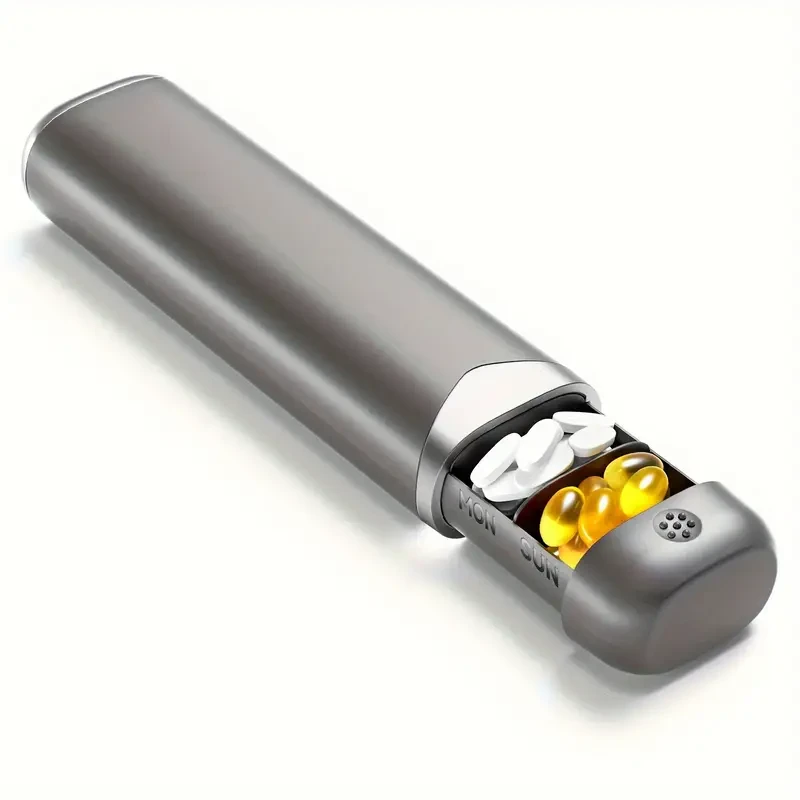 Weekly Pill Organizer with Secure Closure