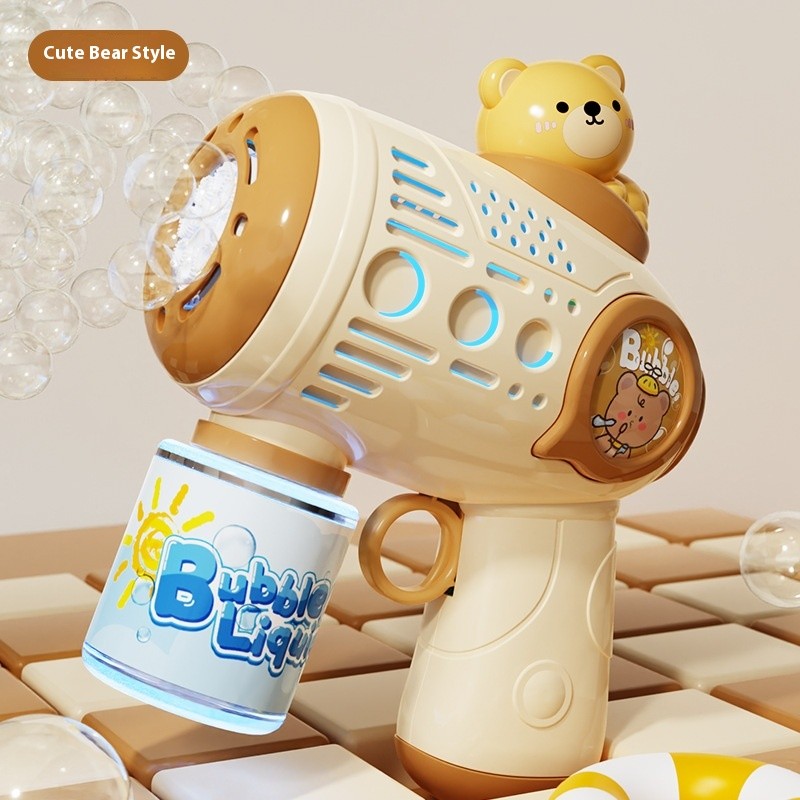 Children's Handheld Electric Automatic Bubble Blowing Gun