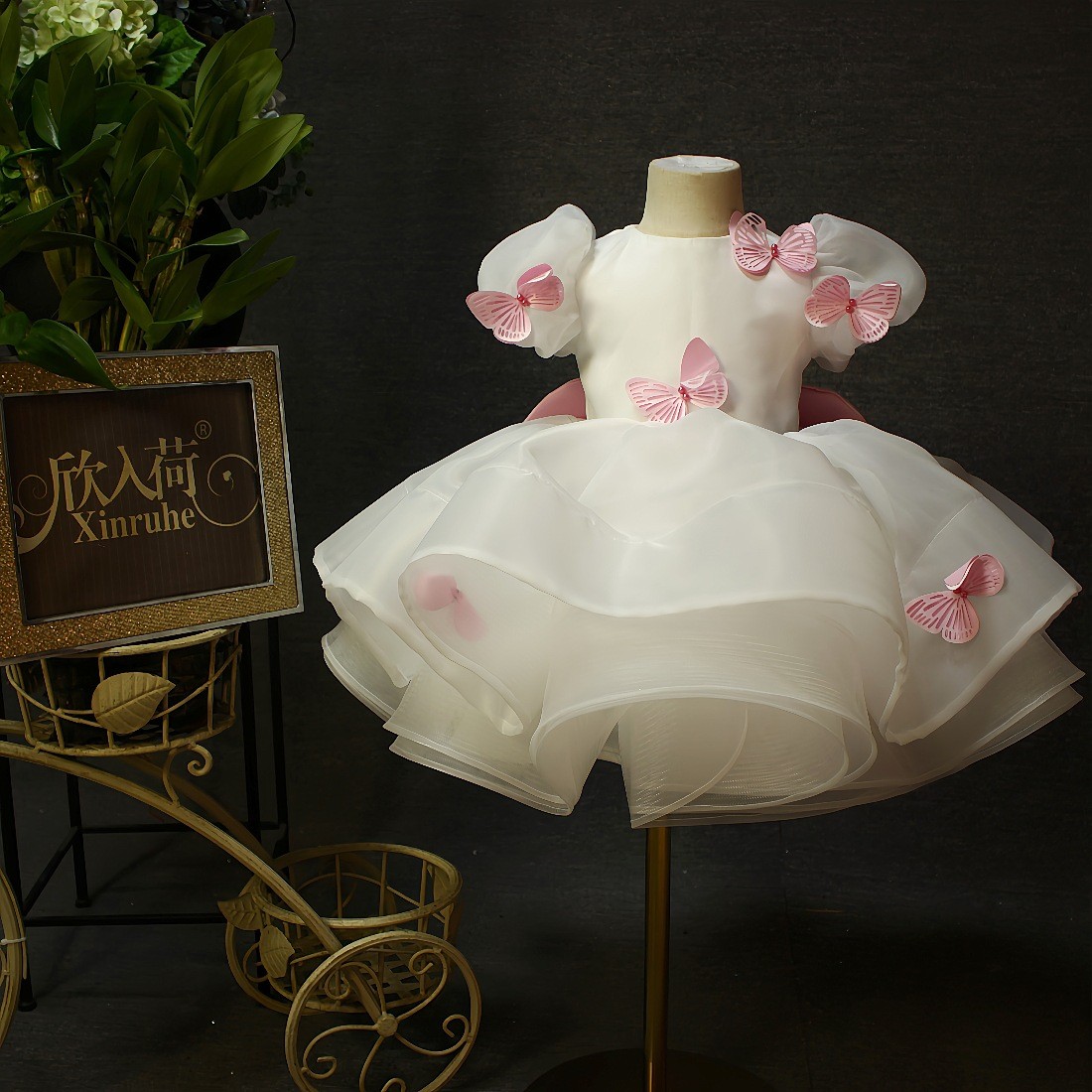 Bowknot Host Performance Birthday Party Pettiskirt