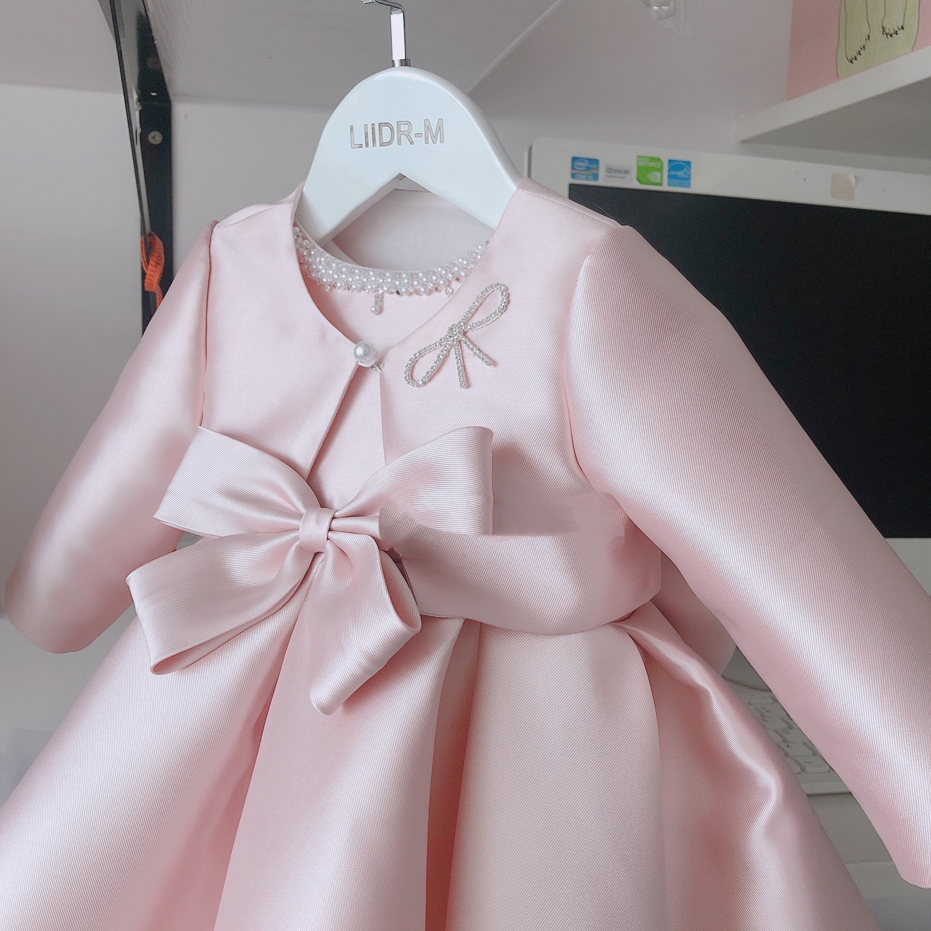 Birthday Textured Dress Holiday Costume Princess Dress