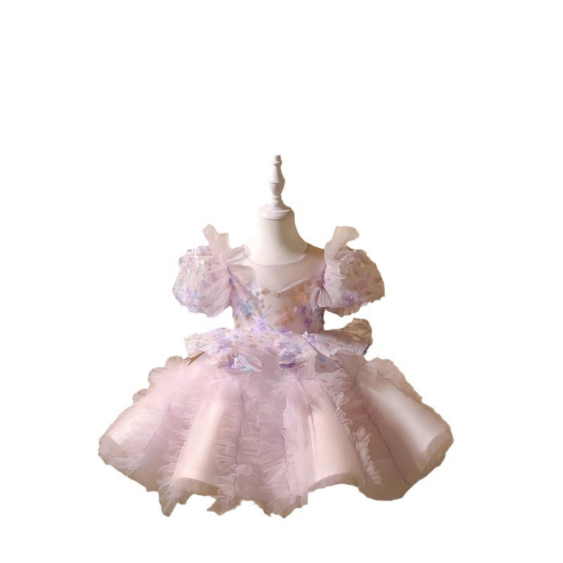 New Girls' Dress Birthday Puff Gauze Skirt Summer