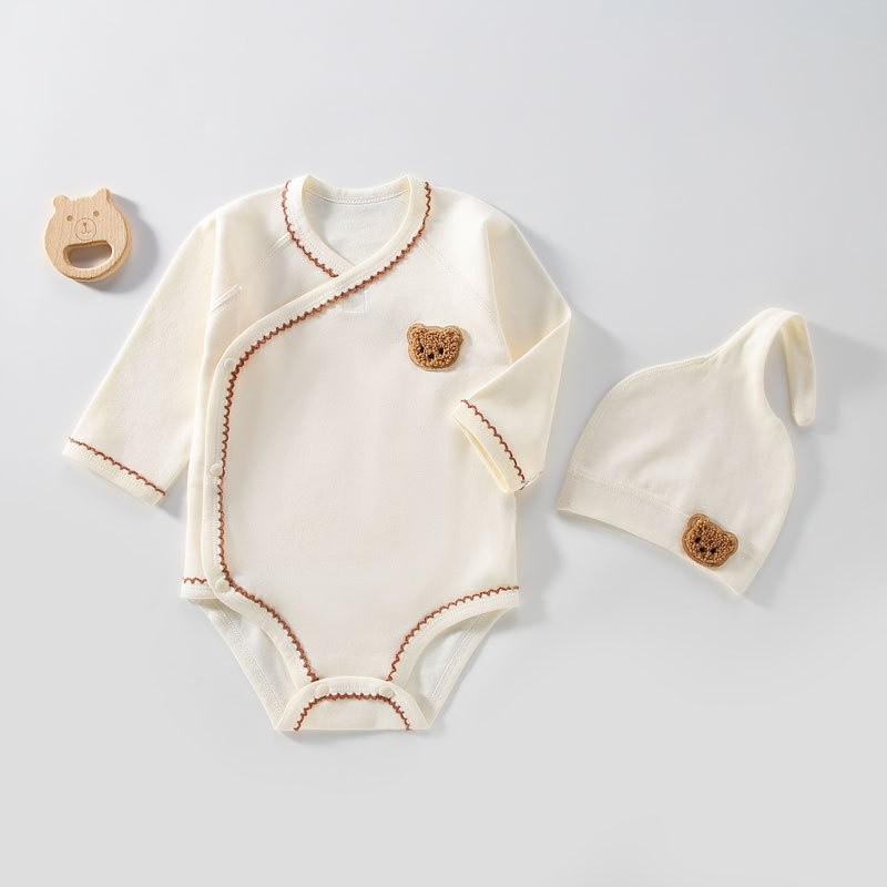 Baby Triangle Rompers Cotton Boneless Newborn Long Sleeve