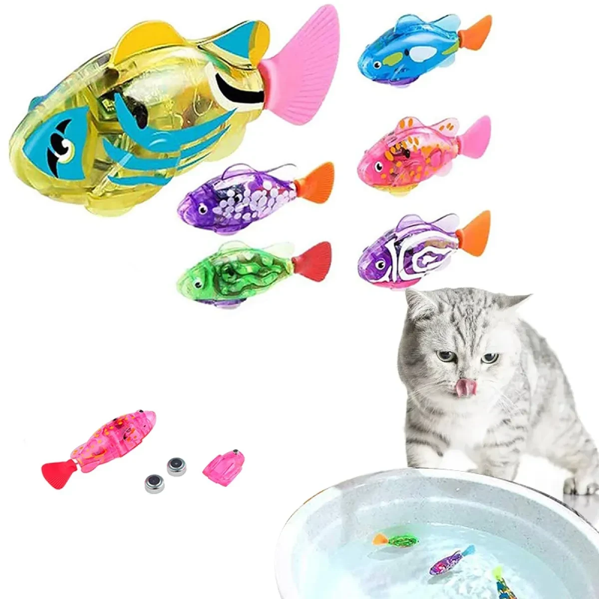 Electric Fish Cat Toys