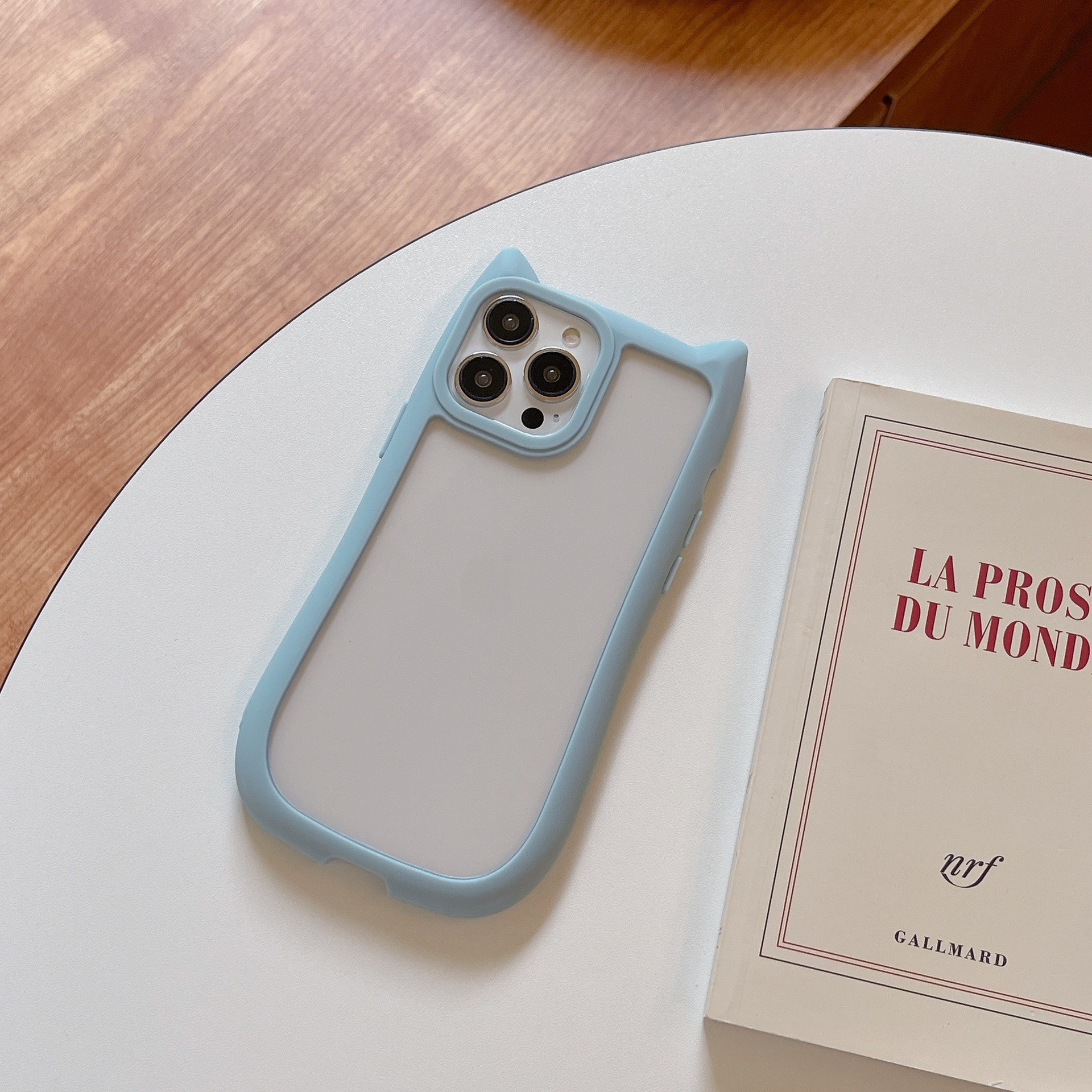 Acrylic High Version Cat Ears Phone Case