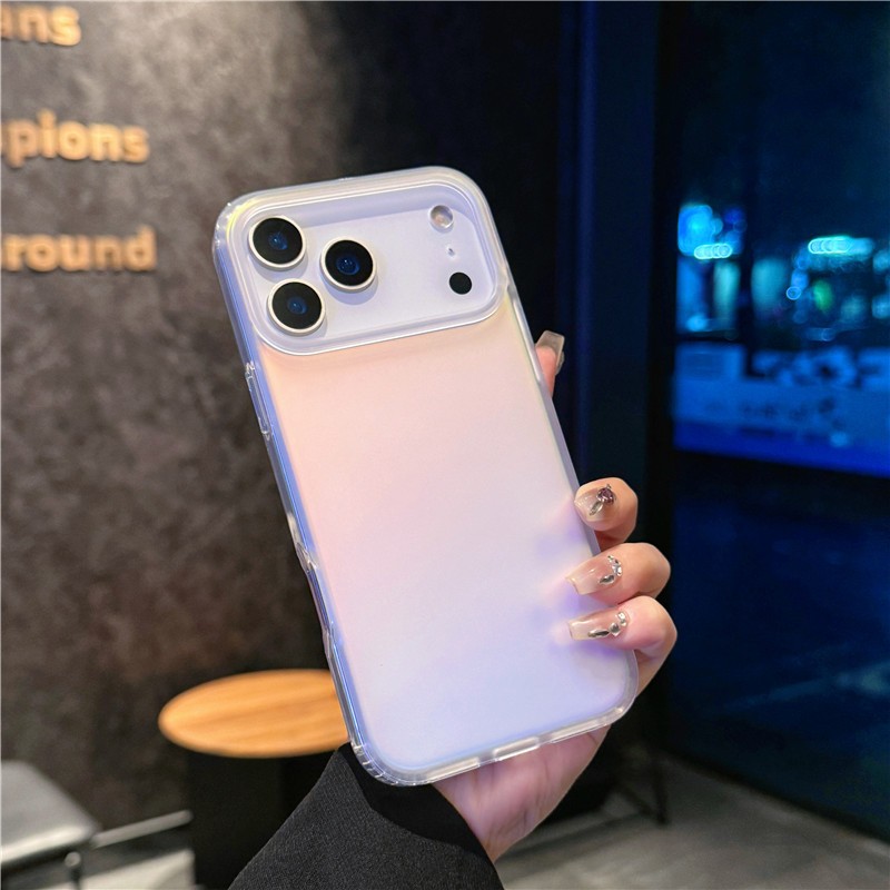 Simple Laser Gradient Frosted Phone Case