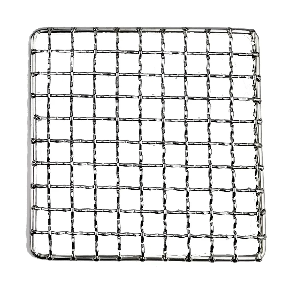 Stainless Steel Round Barbecue BBQ Grill Net Meshes Racks Grid Round Grate Steam Net Camping Hiking Outdoor Mesh Wire Net