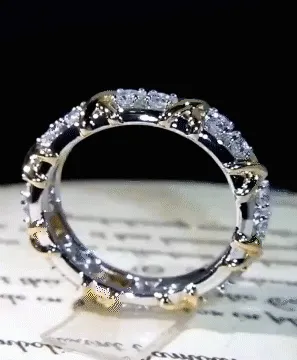Moissanite Magnetology Lymphvity RingLimited Time Discount Last Day