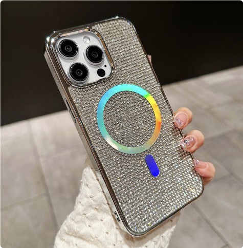 Phone Case Rhinestone Electroplating Protective Sleeve