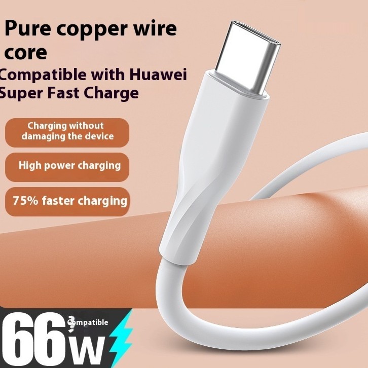 USB Cable Super Fast Charge White