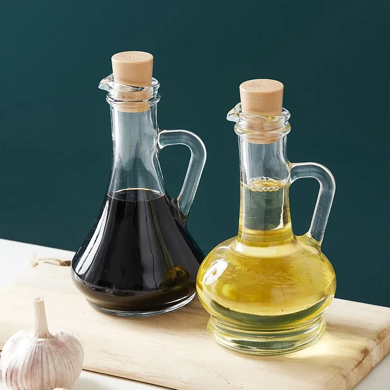 Glass Oil Bottle With Stoppe