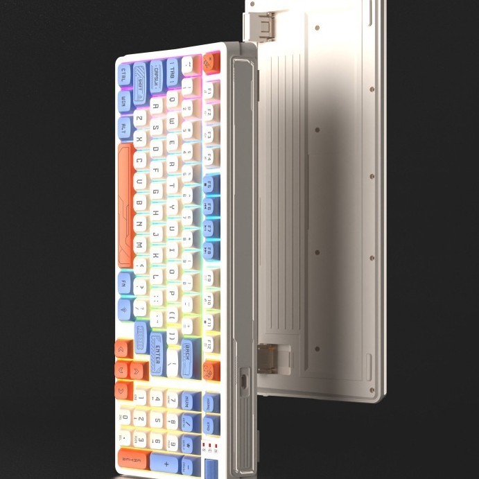 Combination Of Three Color Luminous Machinery Feel Desktop Computer