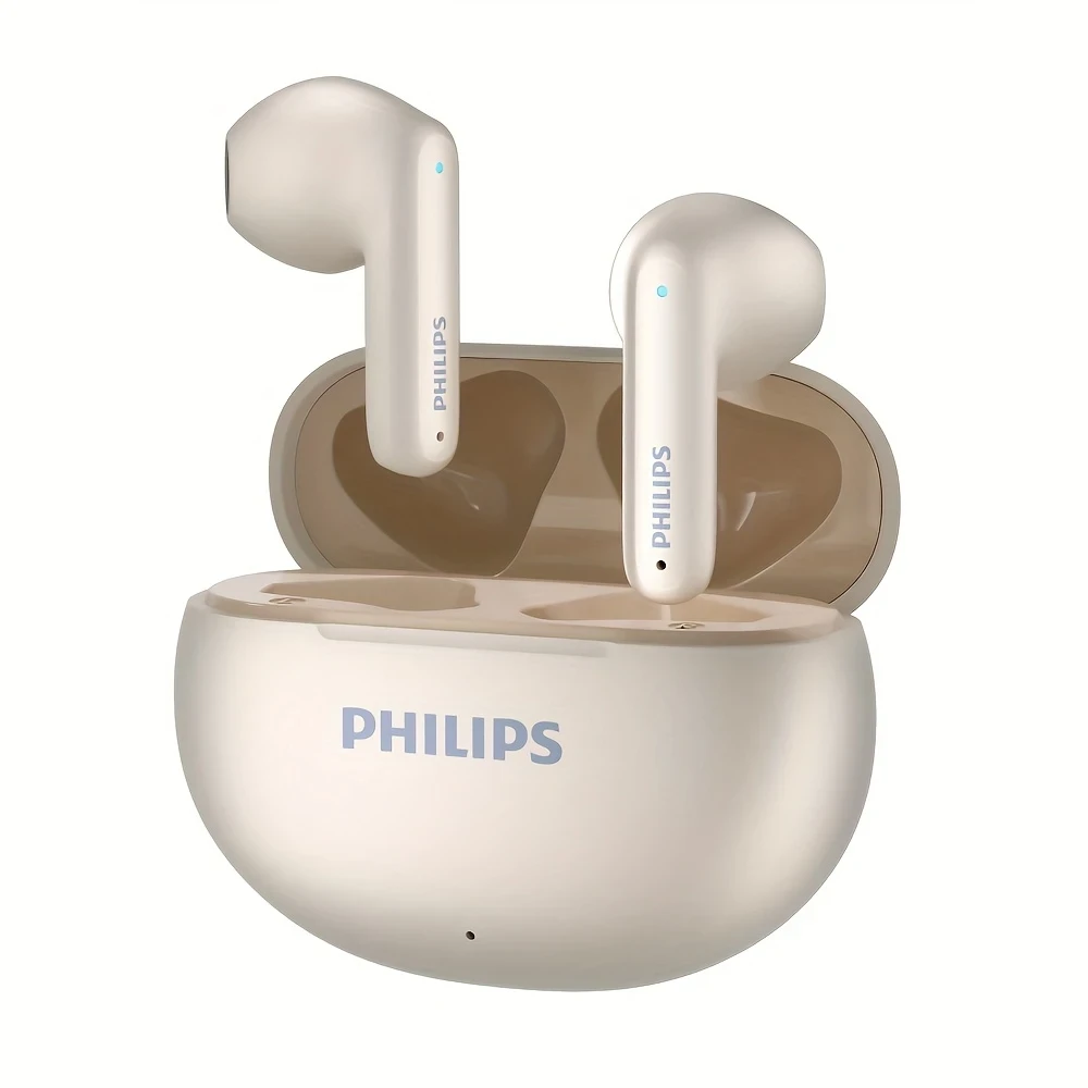 Philips Premium Wireless Earphones with Active Noise Cancellation Earbuds with Condenser Microphone, Compatible with Smartphones for Sports, Exercise, Movies, TV Series, and Video Games