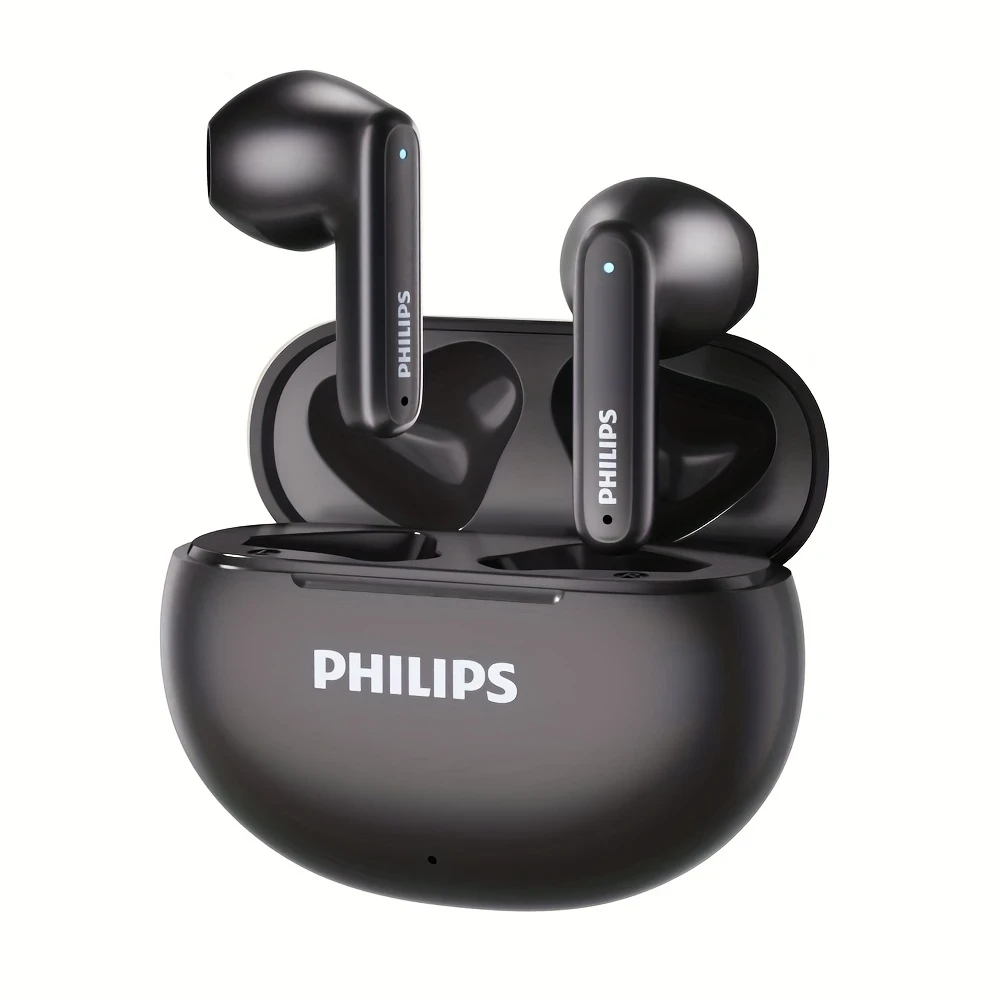 Philips Premium Wireless Earphones with Active Noise Cancellation Earbuds with Condenser Microphone, Compatible with Smartphones for Sports, Exercise, Movies, TV Series, and Video Games