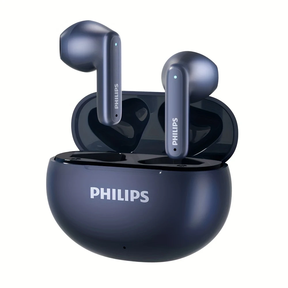 Philips Premium Wireless Earphones with Active Noise Cancellation Earbuds with Condenser Microphone, Compatible with Smartphones for Sports, Exercise, Movies, TV Series, and Video Games