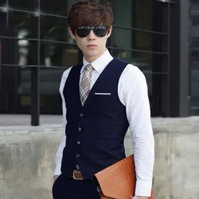 Silver Suit Vest