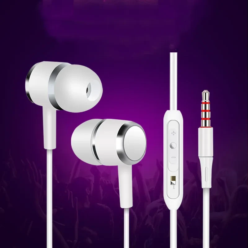 Plastic wired headset