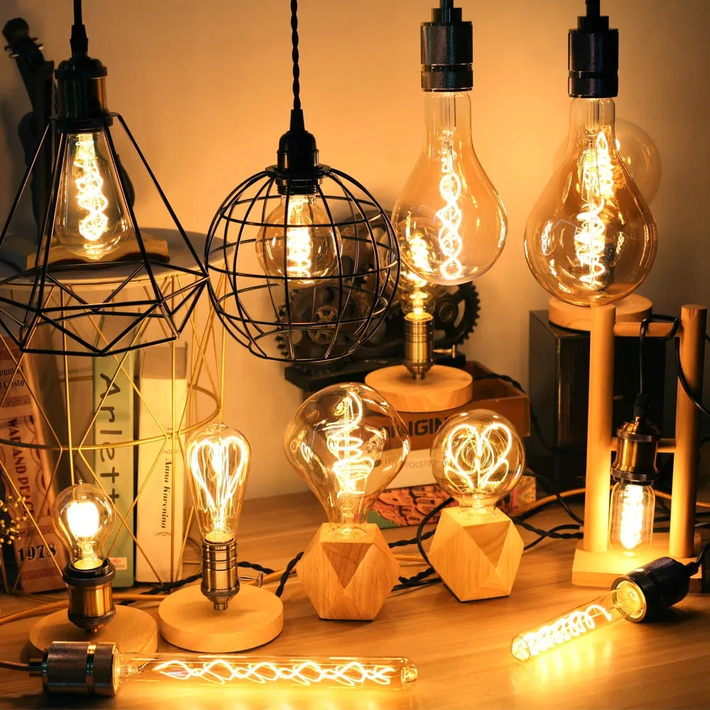 Vintage Tubular Light Bulbs