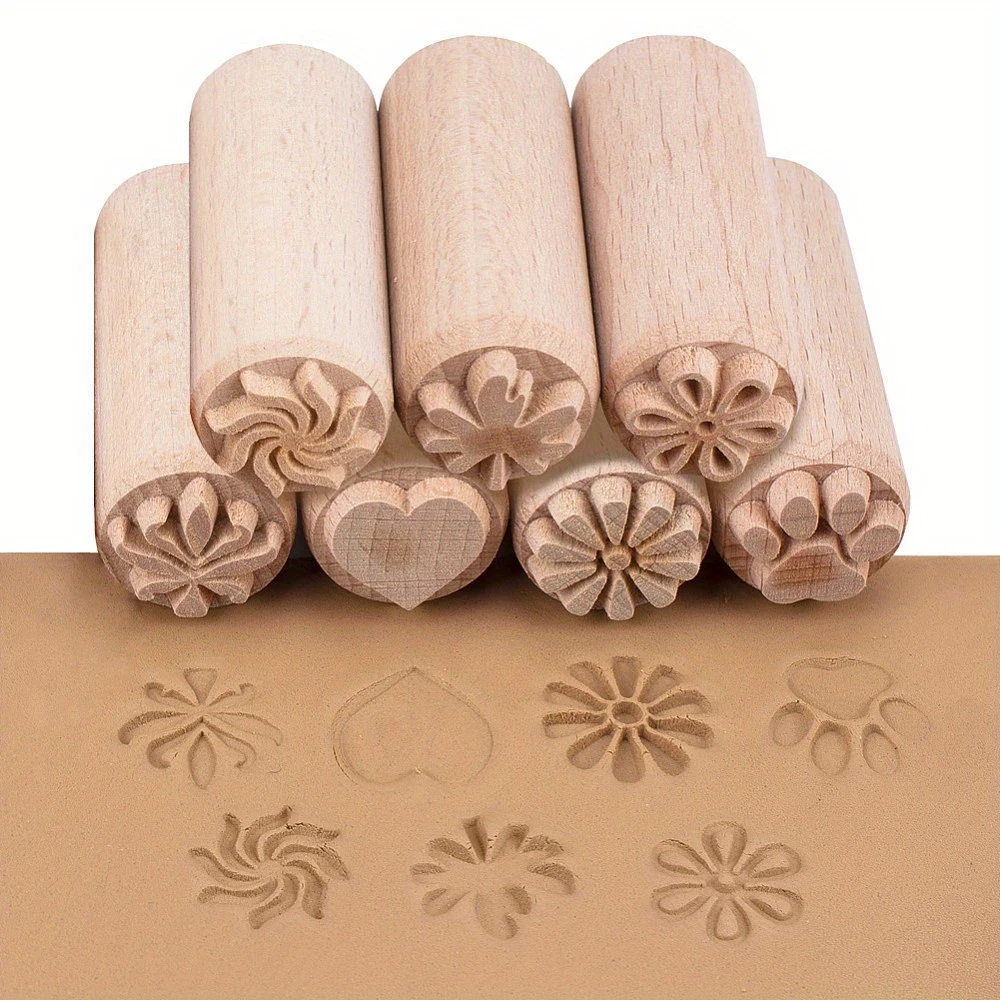 7pcs wooden pottery tools