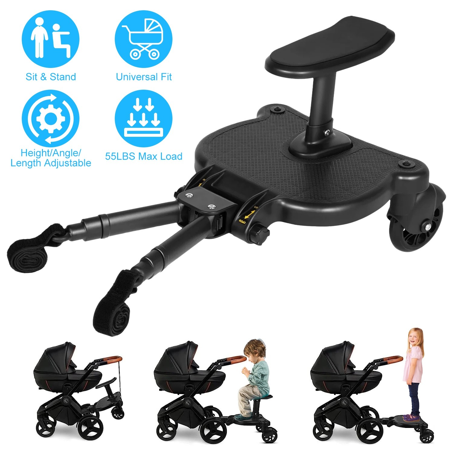 Universal Stroller Board Attachment